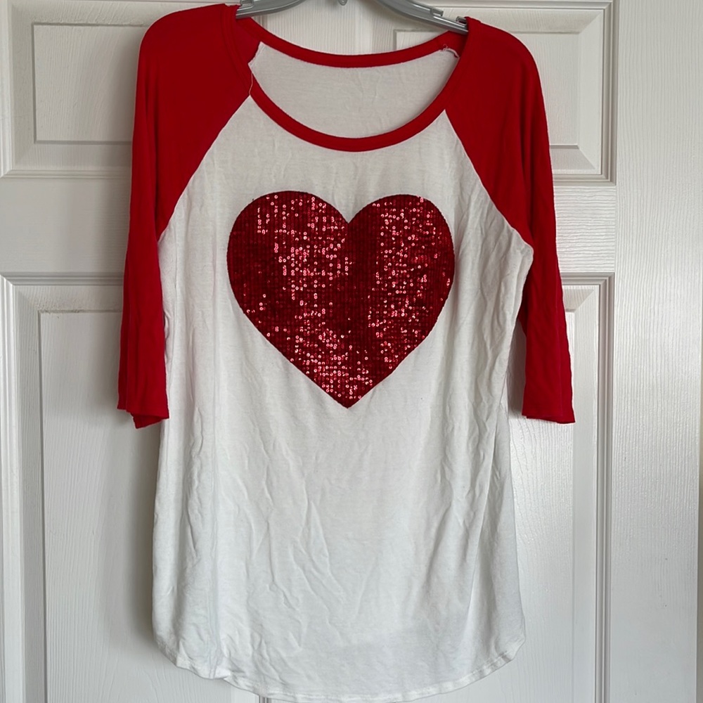 Valentine Baseball Tee